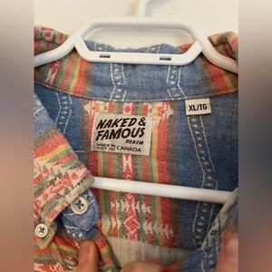 Naked and Famous made in Canada Button Up